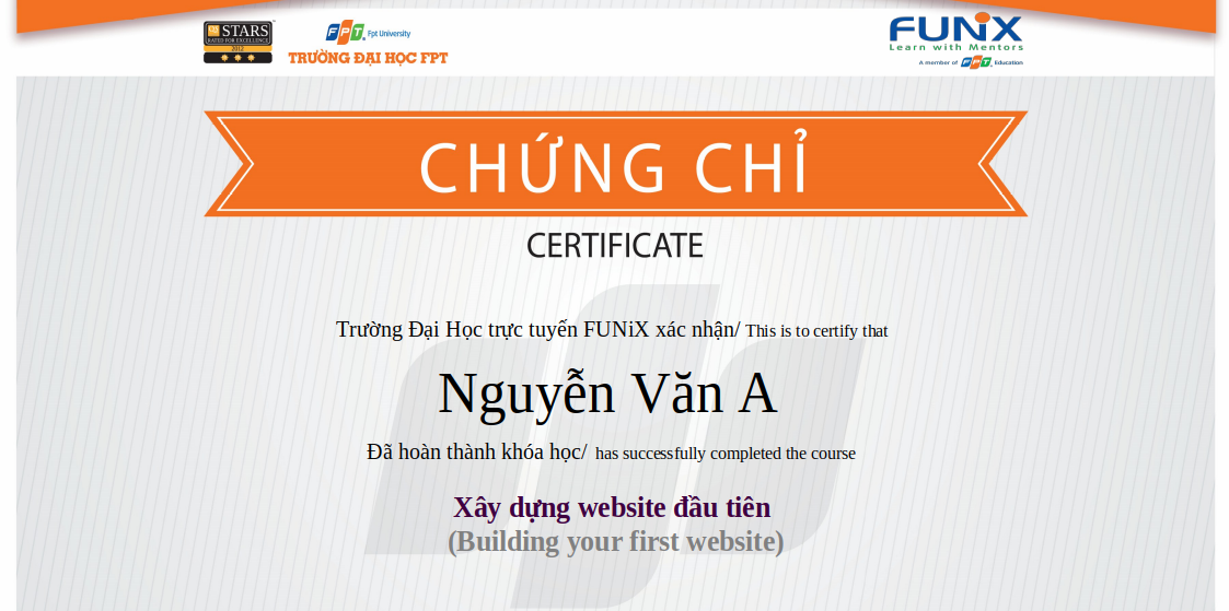 Chứng chỉ
